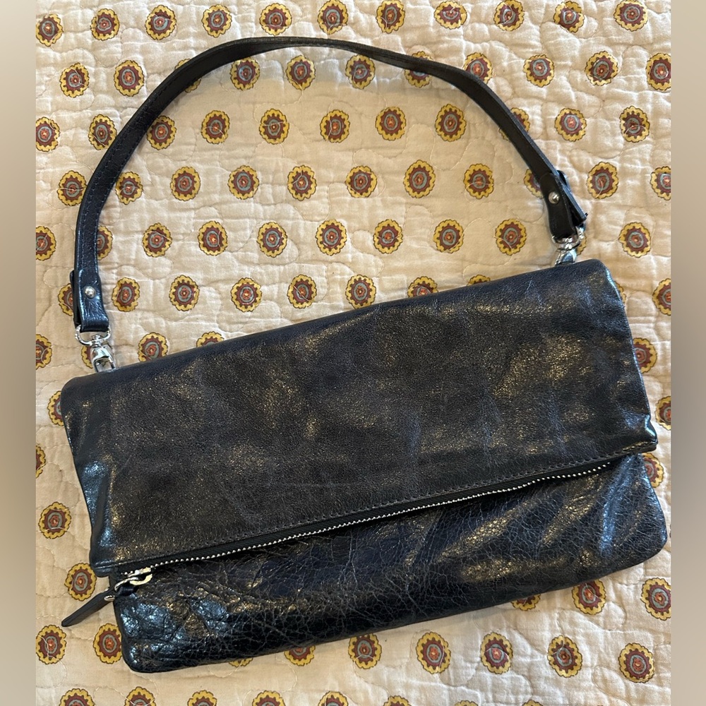 Gianni Chiarini Black Leather Luxury Bag Made in Italy